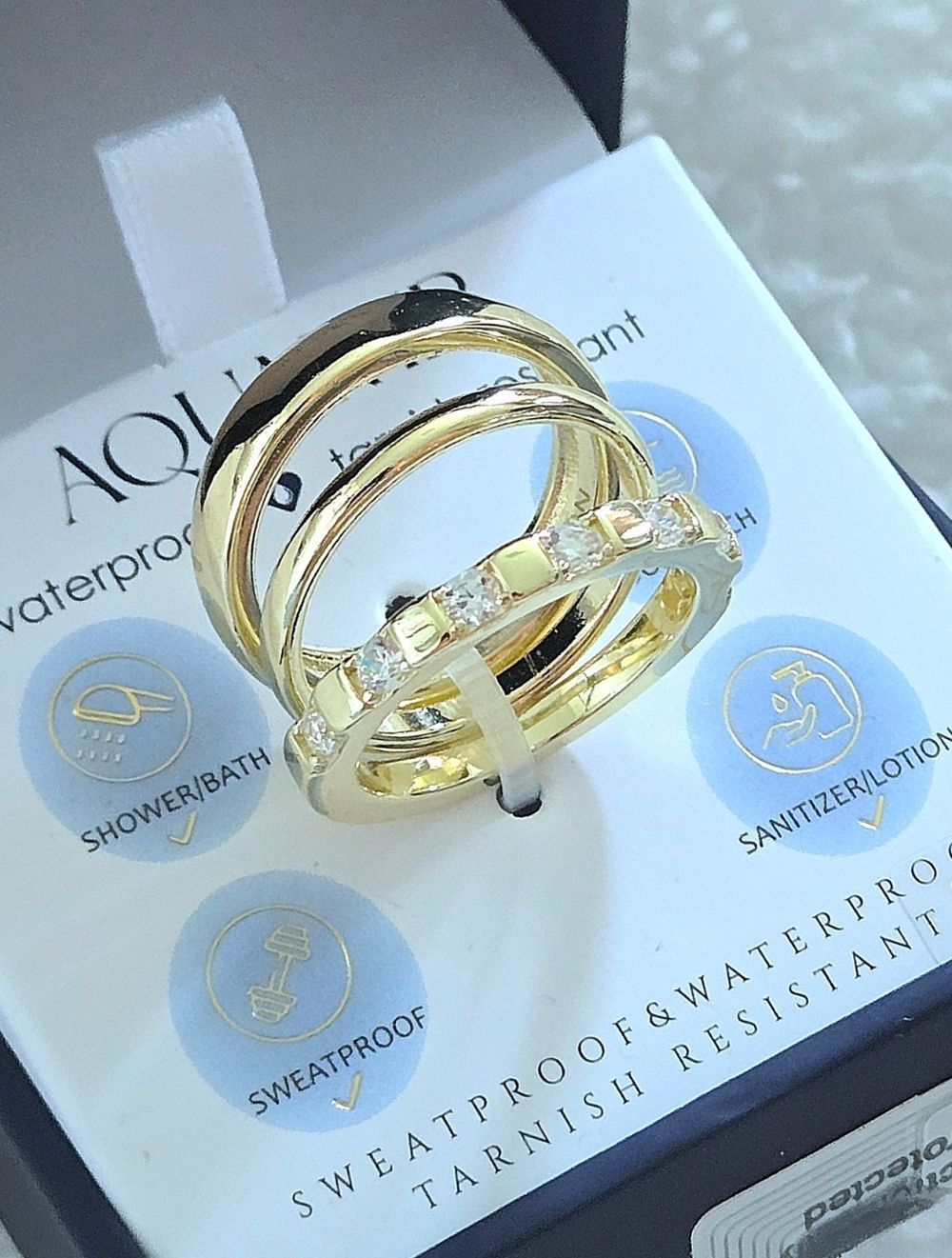 Aquamir Waterproof Triple3️⃣ Ring💍 Set - NIB - Picture 15 of 16